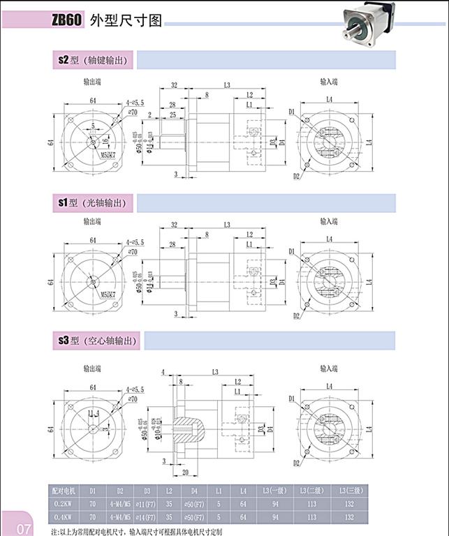 上海權立ZB系列行星減速機